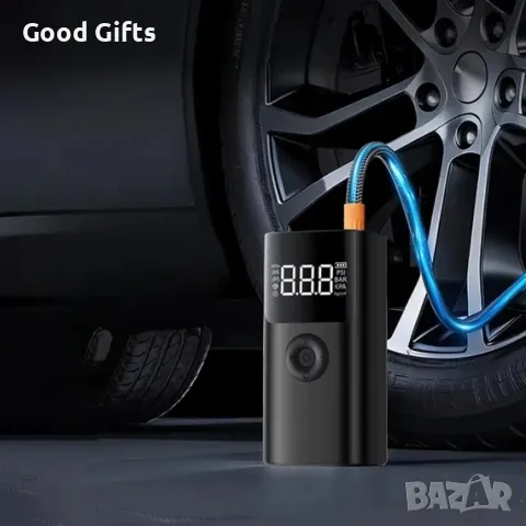 4в1 Стартерно устройство за кола, помпа за гуми, LED светлина, снимка 4 - Аксесоари и консумативи - 50205674