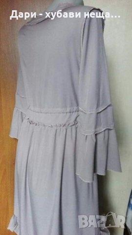 Кокетна рокля в пепел от рози👗🌹M, M/L👗🌹арт.483, снимка 3 - Рокли - 33215343