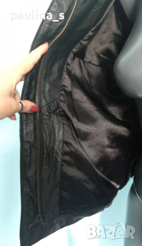 Дамско яке тип сако от естествена кожа "The Keenan leather" company , снимка 7 - Якета - 36507936