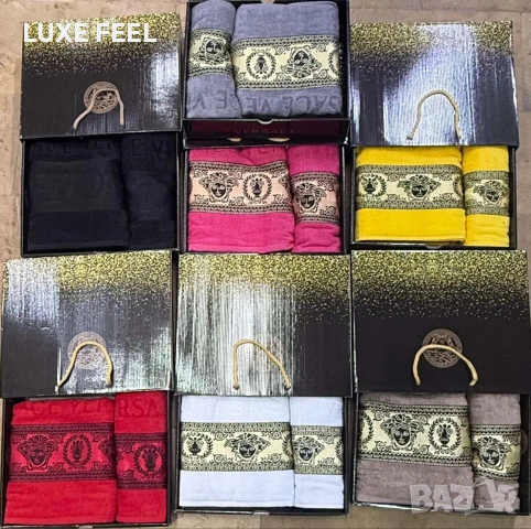 VERSACE ⚜️ Хавлии 2бр в Кутия 