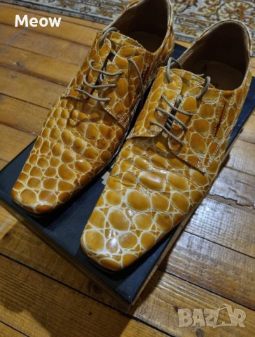 Мъжки обувки от змийска кожа, снимка 2 - Официални обувки - 43273080