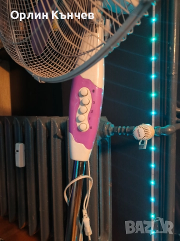 Вентилатор със стойка Synchro, снимка 3 - Вентилатори - 52975944