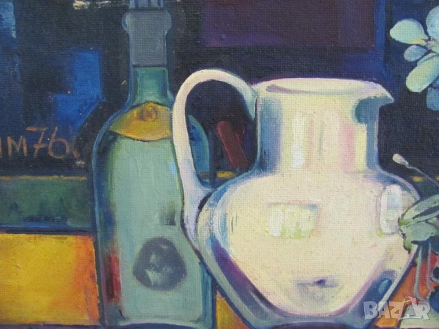 Картина Масло Фазер Подписана Тодор Дрянков, снимка 6 - Картини - 43165336