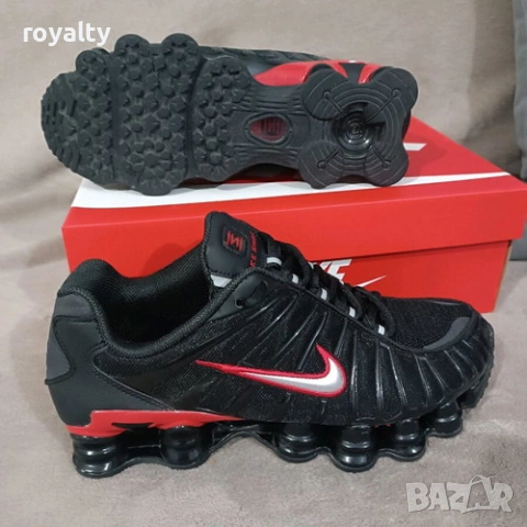 Nike Shox TL Черно и Червено, снимка 2 - Маратонки - 53052678