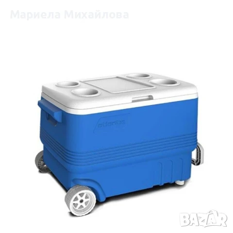 Хладилна кутия Atlantic 45L, пасивна, с табла/с колела, снимка 3 - Хладилни чанти - 50356272