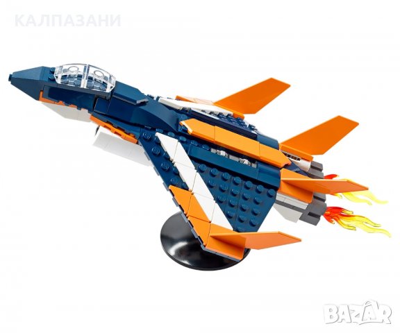 LEGO® Creator 31126 - Свръхзвуков самолет „3 в 1“, снимка 3 - Конструктори - 36925392