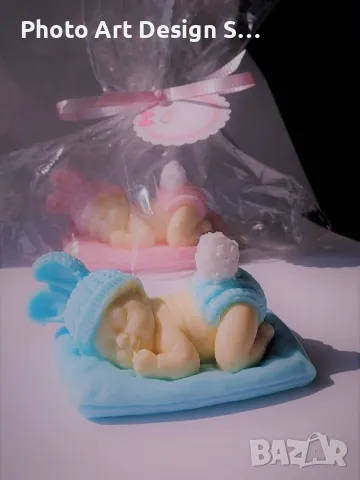 ~•°Гипсова фигурка за всеки повод "Спящо бебче"°•~, снимка 7 - Фигурки - 48728445