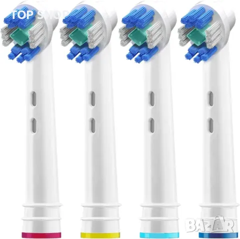 Oral B 3D White комплект от 4 бр. глави черен цвят, снимка 3 - Маши за коса - 49249428