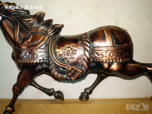 СТАРО МЕТАЛНО КОНЧЕ ТЕЖКО МАСИВНО ПОМЕДНЕНО МНОГО КРАСИВО с БАТЕРИИ За МЕЛОДИЯ? 42769, снимка 8 - Декорация за дома - 43827763