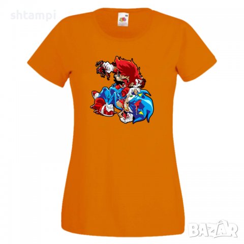 Дамска тениска Mario Zombie VS Sonic Zombie Игра,Изненада,Подарък,Празник,Повод, снимка 11 - Тениски - 37238635