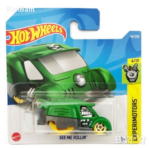 Оригинална количка Hot Wheels Experimotors - See Me Rollin / Mattel