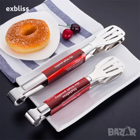 Кухненска щипка за барбекю, снимка 4 - Прибори за хранене, готвене и сервиране - 50760767