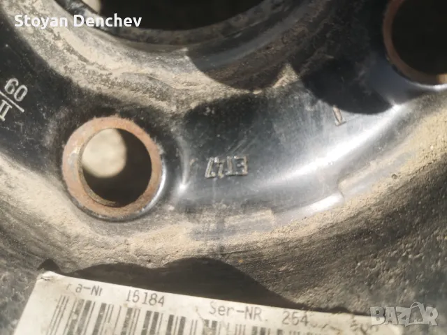 Железни джанти фолксваген 15 цола без кривини и заварки , снимка 2 - Гуми и джанти - 49929165