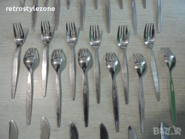 № 8323 Комплект прибори за хранене ROSTFRITT STAL, снимка 5 - Прибори за хранене, готвене и сервиране - 52104107