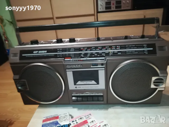 SHARP-ИДЕАЛЕН КАТО НОВ 1012241103LK1EWC, снимка 6 - Радиокасетофони, транзистори - 48291144