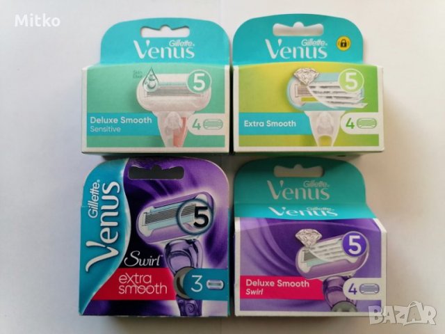 (Жилет)Gillette Venus Embrace, Embrace Sensitive, Venus Swir , Breeze 12 лв.