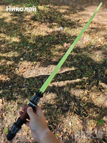Светещ в тъмното Светлинен меч Rey Skywalker Lightsaber StarWars, снимка 4 - Други - 51323625