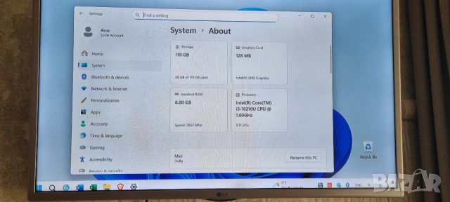 PC ASUS Chromebox 4 windows 11 , снимка 7 - Работни компютри - 53484634