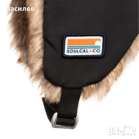 Soulcal оригинална мъжка шапка ушанка внос Англия, снимка 5 - Шапки - 52280575