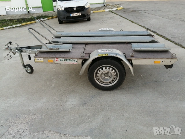 Платформа / Ремарке за Мотори/ATV Stema Germany 750kg, снимка 3 - Ремаркета - 53005664