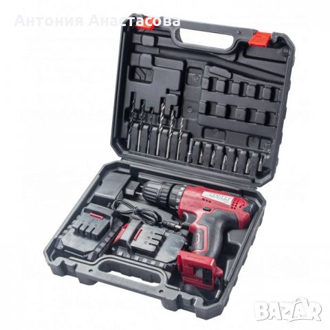 Бормашина акум. 12V 2x1.5Ah + куфарче и накрайници RD-CDL34, снимка 3 - Бормашини - 34817373