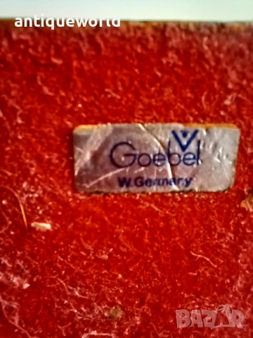  GOEBEL, Стара Скулптура на ВЕРДИ. Подписана, Статуетка, снимка 6 - Антикварни и старинни предмети - 51125058