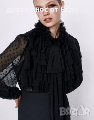 ZARA Черна риза XS