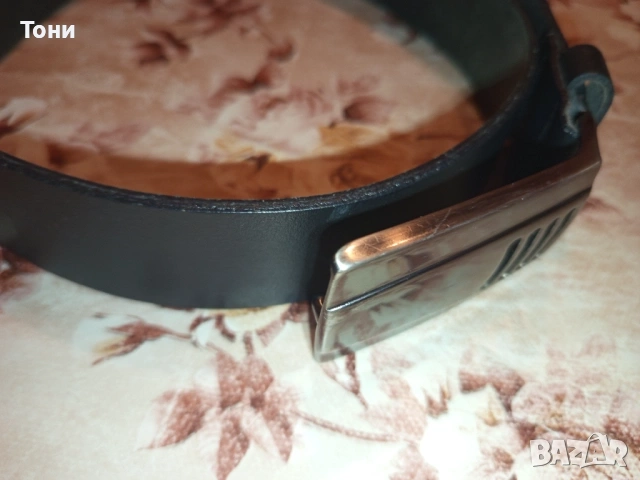 LLOYD Оригинален Нов Мъжки Стилен Колан Изцяло от Естествена Кожа 115см., снимка 5 - Колани - 53485689