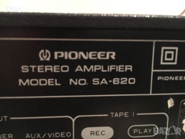Pioneer SA-620, снимка 3 - Ресийвъри, усилватели, смесителни пултове - 26573136