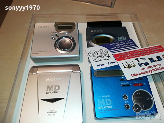 sony minidisc colection-made in japan, снимка 2 - MP3 и MP4 плеъри - 28610379