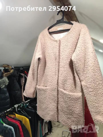 розово палтенце м 38лв, снимка 1