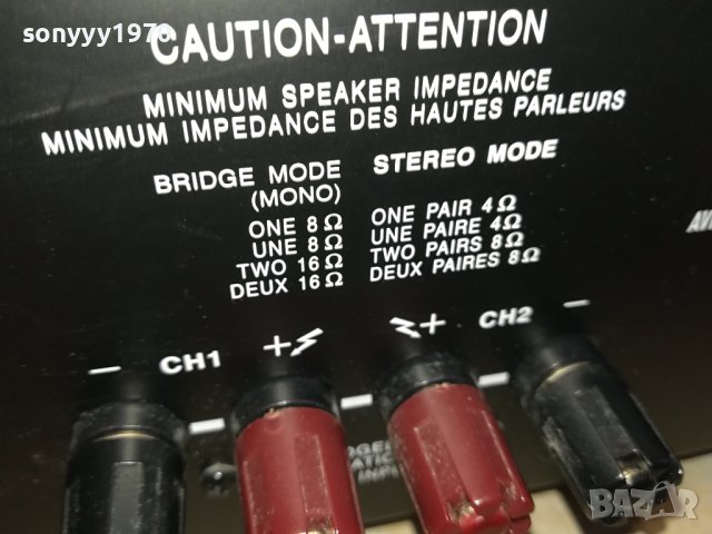 NAD POWER AMPLIFIER-СТЕРЕО СТЪПАЛО ВНОС SWISS 2412231300, снимка 17 - Ресийвъри, усилватели, смесителни пултове - 43534027