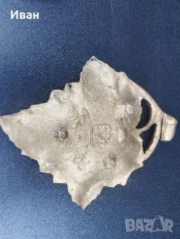 месингов пепелник с лого Левски София , снимка 5 - Антикварни и старинни предмети - 51323626