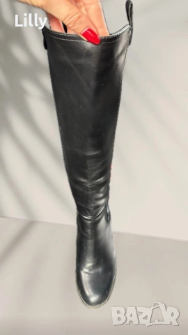 Зимни ботуши на ток, снимка 4 - Дамски ботуши - 53432299