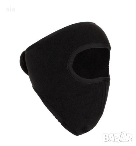 Боне тип маска за цяло лице, за мотор или ски, черно