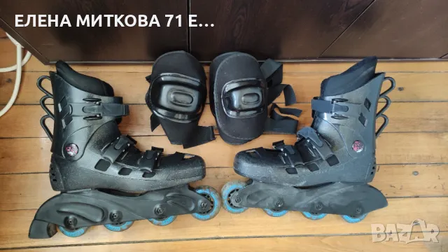 Ролери номер 40 тайвански, снимка 4 - Ролери, кънки - 49007953