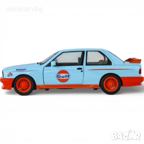 Метални коли: BMW GULF E30 M3 1:24 (Diecast), снимка 2 - Колекции - 53599532