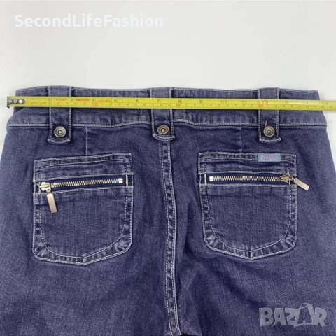 Дамски дънки Levi’s Strauss Straight Signature с цип, размер 28, сини Levis, снимка 7 - Дънки - 53349629
