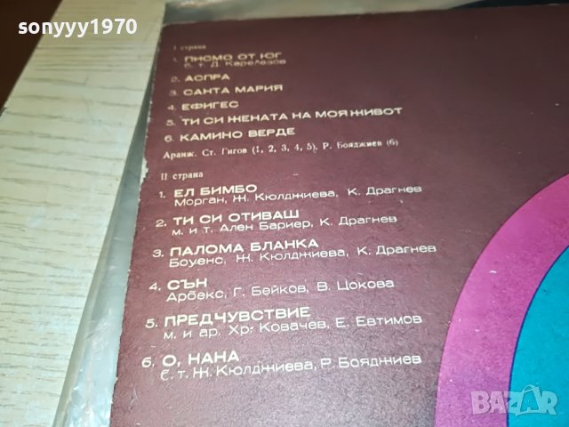 С ТРИО СИНХРОН ПО СВЕТА 1306222104, снимка 10 - Грамофонни плочи - 37076148