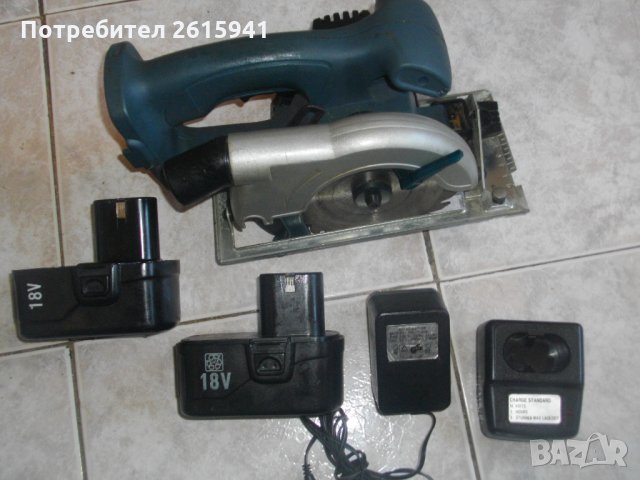 Нов 18 Волта Акумулаторен Немски Ръчен Циркуляр Професионален Отличен Комплект T.I.P., снимка 2 - Други инструменти - 33129988