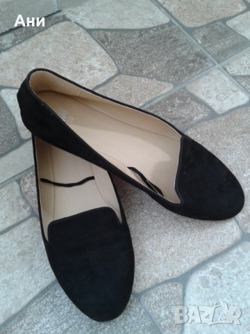 Чисто нови черни балеринки Н,М № 38., снимка 2 - Дамски ежедневни обувки - 28758798