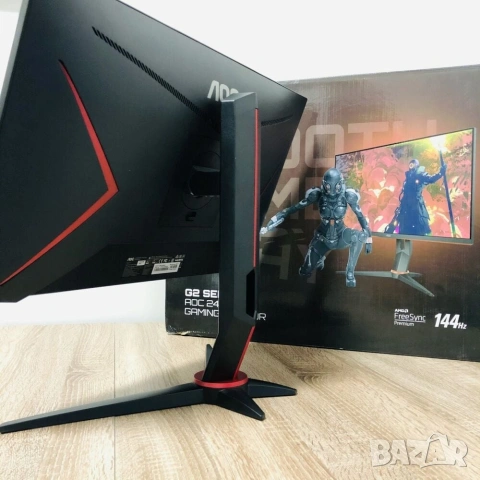 Геймърски монитор АОС, снимка 2 - Монитори - 53587009