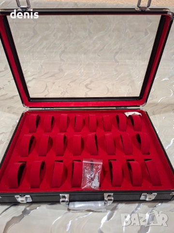 Алуминиев луксозен куфар за бижута или часовници, снимка 5 - Други ценни предмети - 52878245