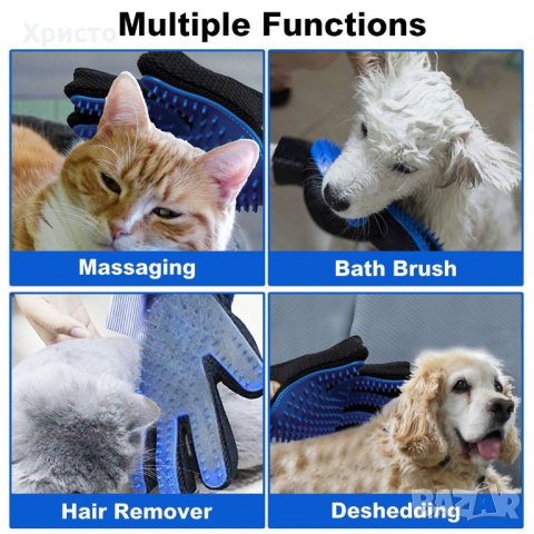 Ръкавица за куче,коте,домашен любимец,събирач на косми или масажна, снимка 2 - За кучета - 27191133