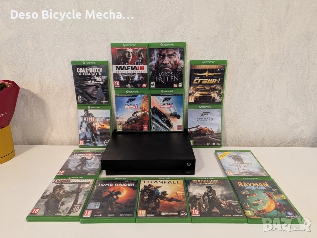 Xbox One X 1TB - (TOP PRODUCT)(15 - игри)(2 - контролера)