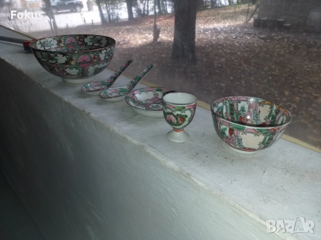 Стар китайски порцелан - сервиз, снимка 3 - Антикварни и старинни предмети - 53452998