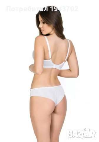 Сутиен с меки чашки в бял цвят NAKED 19120 MEDIOLANO, снимка 3 - Бельо - 47519642