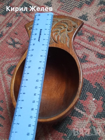 Дървена купичка 53671, снимка 5 - Антикварни и старинни предмети - 53390797