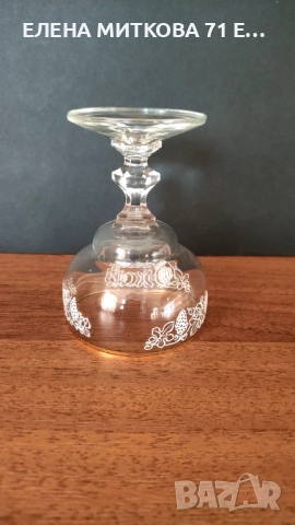 Комплект от 5 бр.кристални чашки за ракия, снимка 5 - Чаши - 52497824