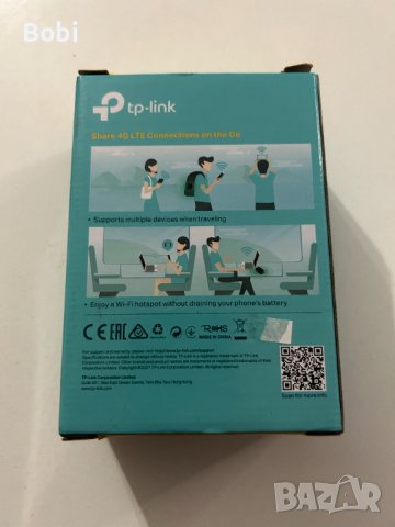 TP Link WL рутер M7010 4G LTE Mobile Wi Fi, снимка 5 - Мрежови адаптери - 43513982